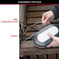 Miniatyrbild 5 av 6: Mini Portabelt Kassaskåp - MASTER LOCK - 5900EURD - Med Kabel - Kombination - Svart