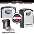 Pikkukuva 4 / 6: Masterlock-turvakaapin avainlaatikko 5403EURD XL-koko