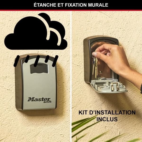 Masterlock-turvakaapin avainlaatikko 5403EURD XL-koko