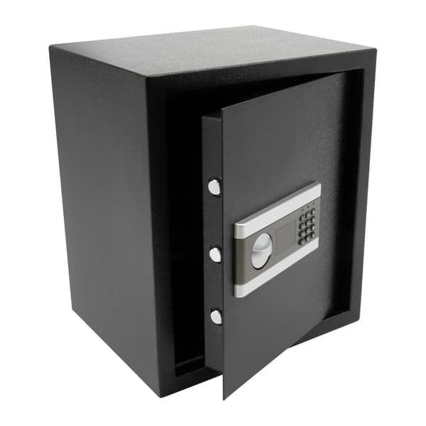 Elektronisk Pengeskab, Digital Låsesystem, Moderne Design,sort