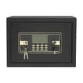 Miniatyrbild 1 av 2: Säkerhetsbox, 22L kapacitet, Q235 stålmaterial, Lösenord + Huvudnyckel upplåsning,svart