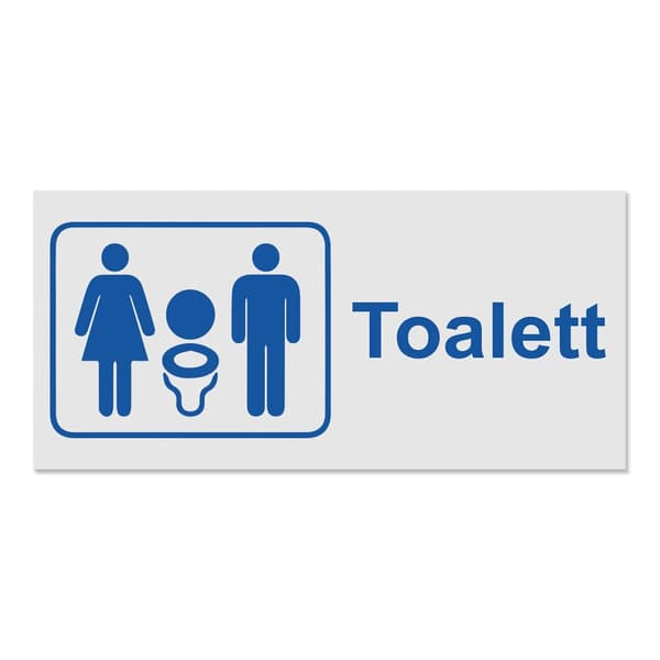 Toalettskylt / WC skylt - Skyltar
