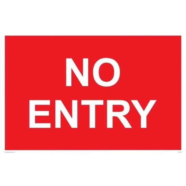 Vikingaskyltar NO ENTRY - PA6154-A2L-1M