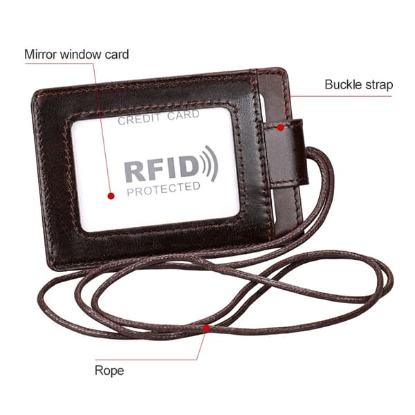 RFID-kortholder med nakkestrop og ID-tag