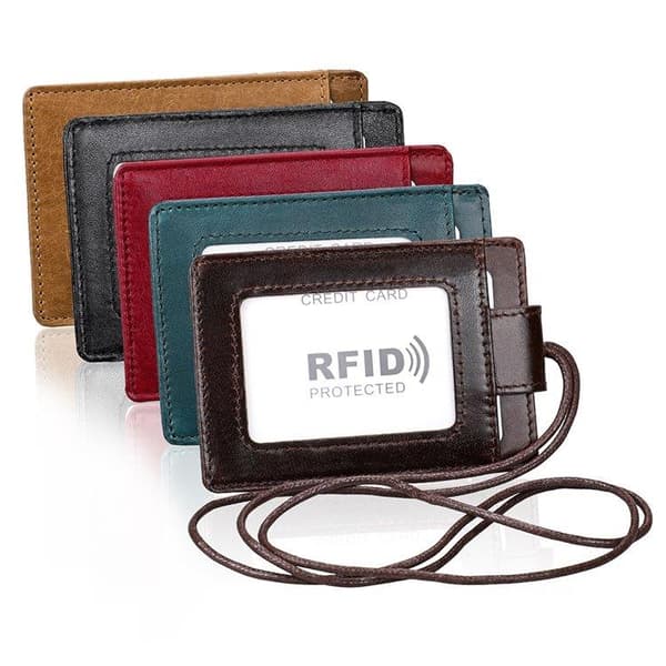 RFID-kortholder med nakkestrop og ID-tag