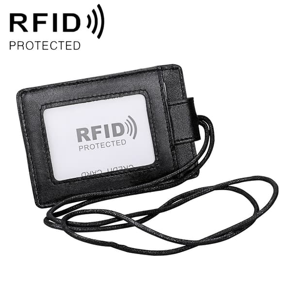 RFID-kortholder med nakkestrop og ID-tag