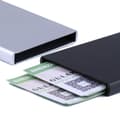 Miniatyrbilde 4 av 5: Kortholder kredittkortdeksel RFID-beskttet Aluminium Popup - Svart