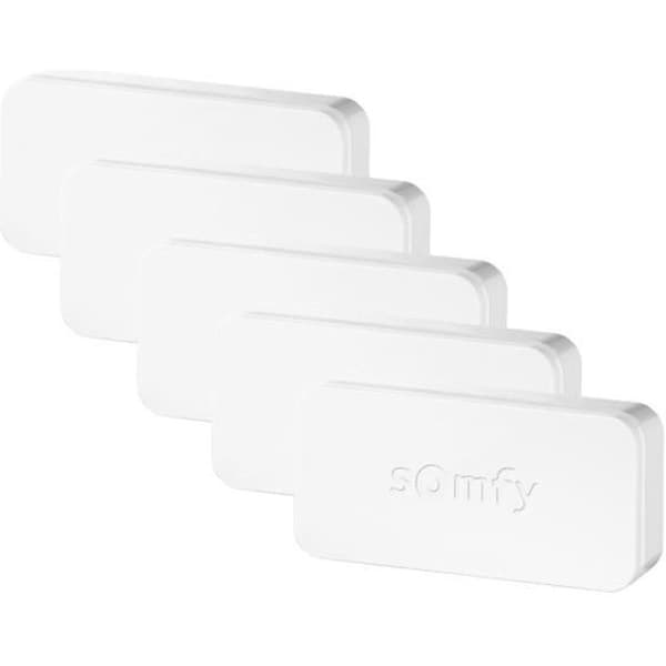 Paket med 5 vibrations- och öppningsdetektorer för dörrar och fönster IntelliTAG - SOMFY