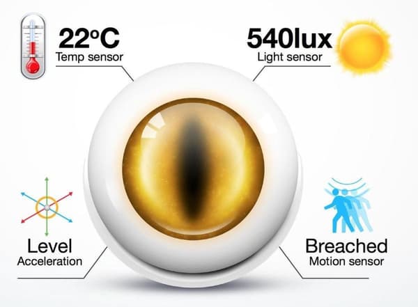Fibaro FGMS-001-ZW5 rörelsedetektor Passiv infraröd (PIR) sensor Trådlös Vit