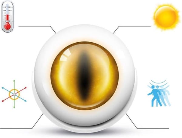 Fibaro FGMS-001-ZW5 rörelsedetektor Passiv infraröd (PIR) sensor Trådlös Vit