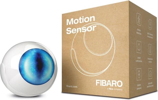 Fibaro FGMS-001-ZW5 rörelsedetektor Passiv infraröd (PIR) sensor Trådlös Vit
