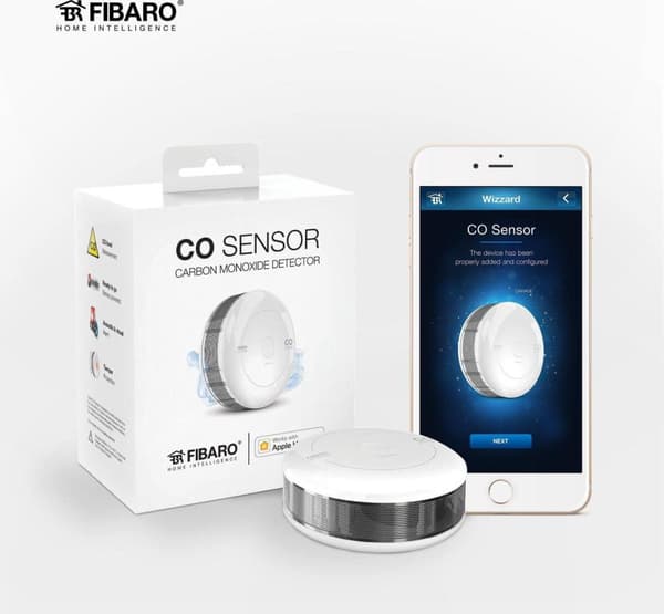 Fibaro CO Sensor smart hem multisensor Trådlös Bluetooth