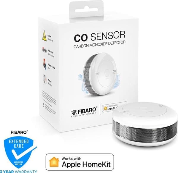 Fibaro CO Sensor älykkään kodin monianturi Langaton Bluetooth