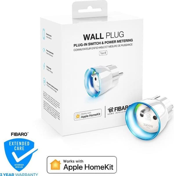 Fibaro FGBWHWPE-102 smart stik Hvid