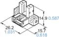 Miniatyrbild 3 av 3: Panasonic gaffelljusbarriär L-typ PM-L65-P ljusbrytare, mörkbrytare 5 - 24 V/DC 1 st (PM-L65-P)