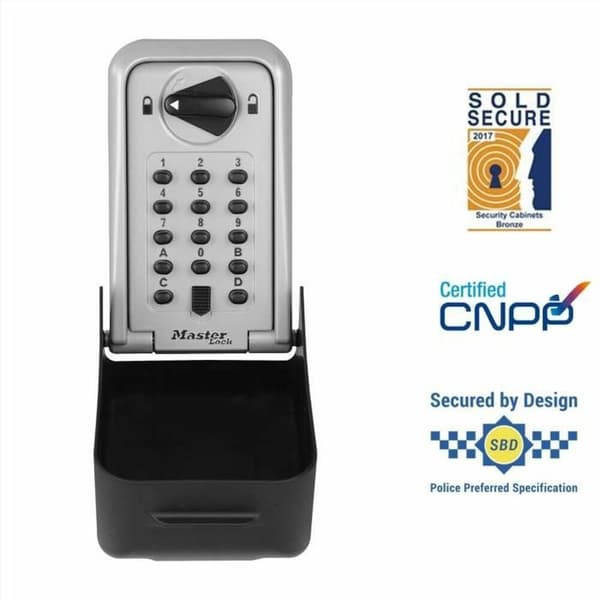 Sikkerhedsboks Master Lock 5426EURD Nøgler 17,3 x 13,3 x 7,5 cm Grå Sort/Grå