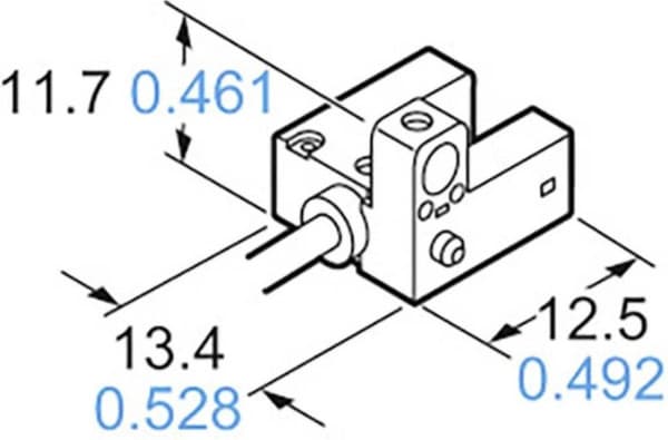 Panasonic Vorklichtsluis PM-R25-P PM-R25-P R-type Valokytkimen pää, Donker-kytkimen pää 5 - 24 V/DC 1 stuk(t)