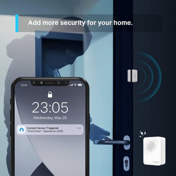 TP-Link Tapo T110 dörr-/fönstersensor Trådlös dörr-/fönstersensor Vit