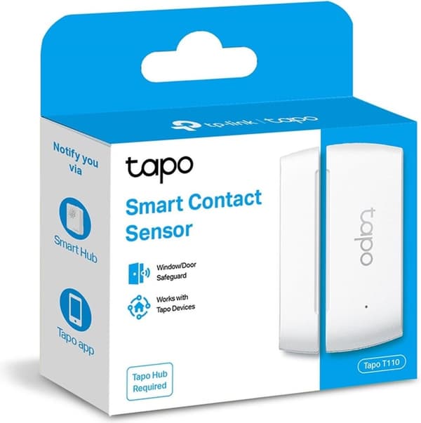 TP-Link Tapo T110 dörr-/fönstersensor Trådlös dörr-/fönstersensor Vit