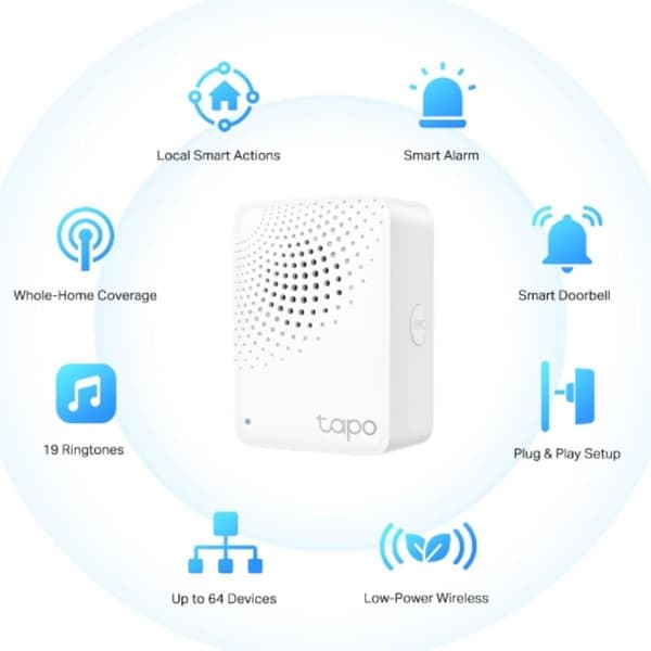 TP-Link Tapo H100 HUB Smart WiFi från dzwonkiem