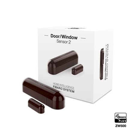 Fibaro FGDW-002-5 ZW5 door/window sensor Wireless Brown