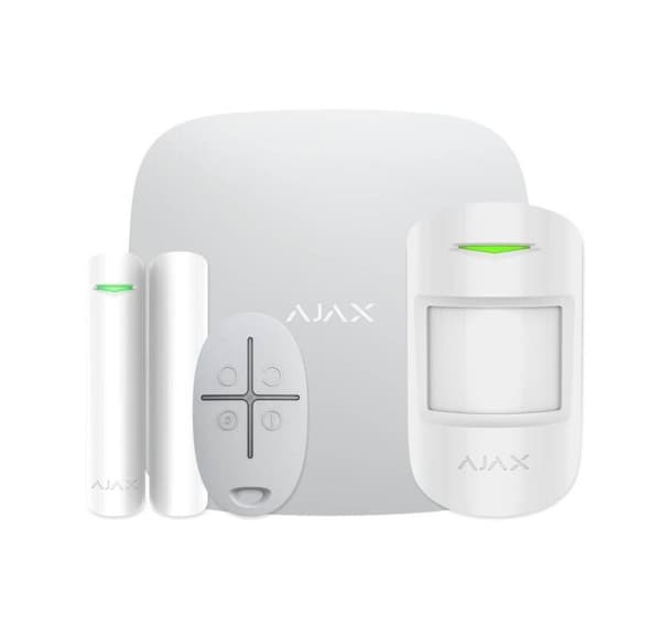 Alarmsikkerhed StarterKit Plus, hvid, AJAX