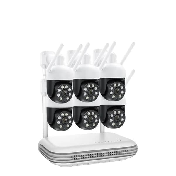 Trådløst sikkerhedskamerasystem, automatisk sporing, natvision, , None, 8CH 2Pcs Cameras None 4
