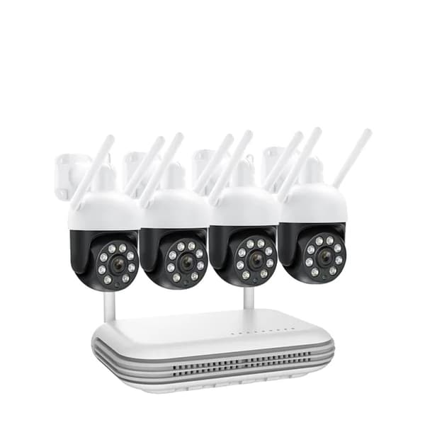 Trådløst sikkerhedskamerasystem, automatisk sporing, natvision, , None, 8CH 2Pcs Cameras