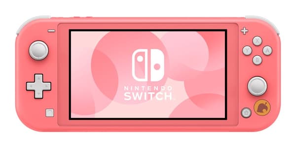 Nintendo Switch Lite Coral inkl. Animal Crossing &amp; 12 måneder Switch Online