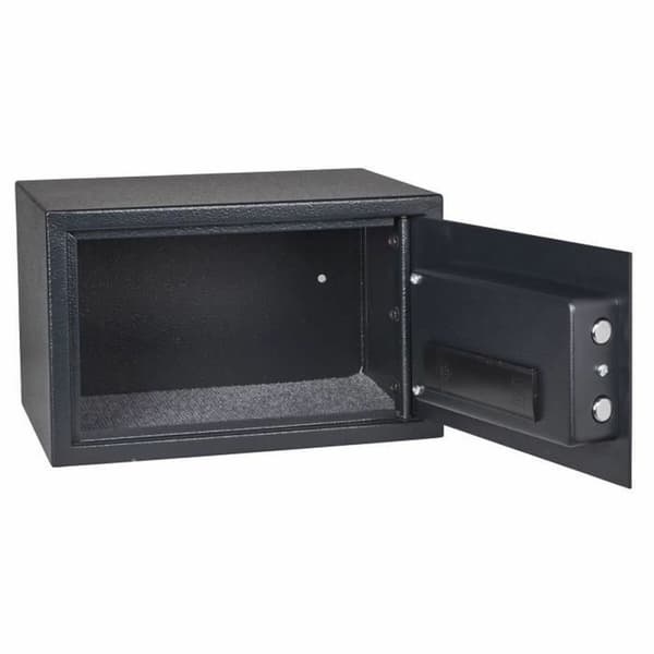 Kassaskåp Master Lock X041ML Svart Svart/Grå Stål 11,7 x 7,9 x 5 cm