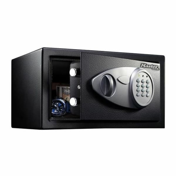 Kassaskåp Master Lock X041ML Svart Svart/Grå Stål 11,7 x 7,9 x 5 cm