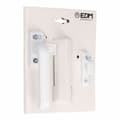 Miniatyrbillede 2 af 3: Krumtap EDM 85456 6801 Hvid Aluminium Venstre Tryklukning