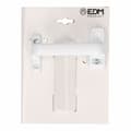 Miniatyrbillede 1 af 3: Krumtap EDM 85455 6801 Hvid Aluminium Højre Tryklukning