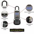 Pikkukuva 3 / 5: Tallelokero Master Lock 5424EURD Avaimet Harmaa Metalli 17,5 x 7,2 x 5,2 cm