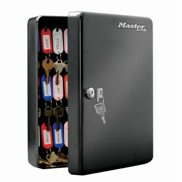 Nyckelskåp Master Lock ‎9,8 x 23,9 x 30 cm 50 Nycklar Svart Stål
