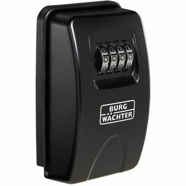 Tallelokero avaimille Burg-Wachter 20 SB 12 cm Musta