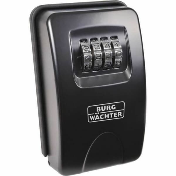 Tallelokero avaimille Burg-Wachter 20 SB 12 cm Musta