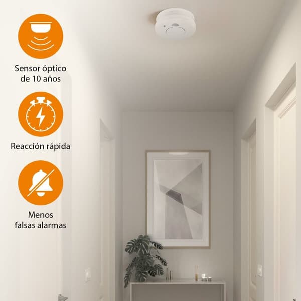 Røgalarm Smartwares 10.100.41 (4 enheder)