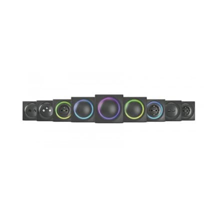 Fibaro FGWU-021-8 socket-outlet 2x USB Black Sort