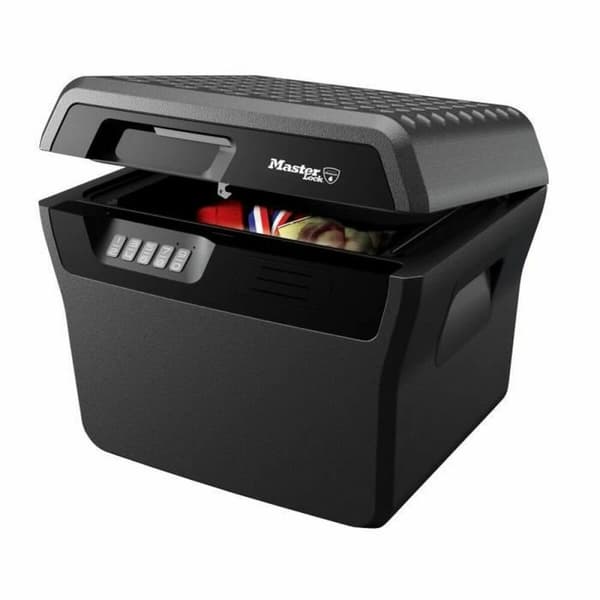 Kassaskåp med elektroniskt lås Master Lock Svart 18,5 L