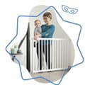 Miniatyrbilde 3 av 3: Sikkerhetsbarriere Badabulle Deco Pop 106 cm (3 enheter)
