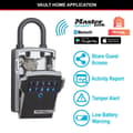 Miniatyrbilde 4 av 7: Safe Master Lock 5440EURD Nøkler Svart/Sølv Sink 18 x 8 x 6 cm (1 enheter)