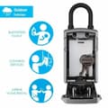 Miniatyrbilde 2 av 7: Safe Master Lock 5440EURD Nøkler Svart/Sølv Sink 18 x 8 x 6 cm (1 enheter)