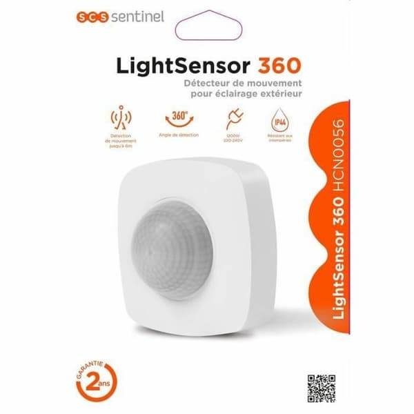 Bevegelsesdetektor SCS SENTINEL Lightsensor 360 Belysning 220-240 V