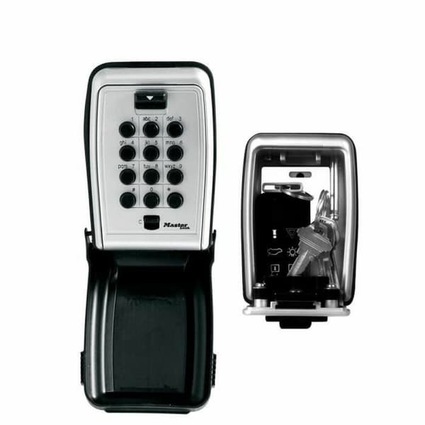Säkerhetsskåp för nycklar Master Lock 5423EURD Svart Svart/Grå Zink