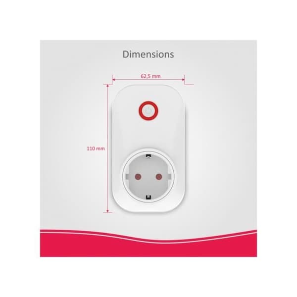 Smart uttag - ELRO - AS90PLE - Larmtillbehör - ELRO AS90S Home+ kompatibel - Lätt att installera