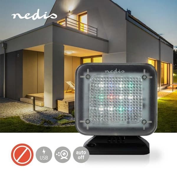 Nedis TV-simulator - DUMSTV10BK - Svart - Drivs av USB-port