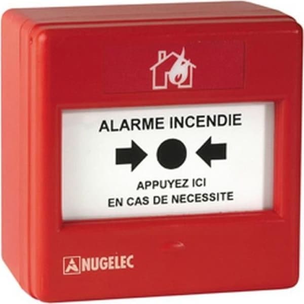 NUGELEC NUG30316 - Membran manuell avtryckare utan indikator Röd projektion