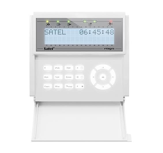 Tastatur lcd /integra hvid/int-klcd-w, Satel