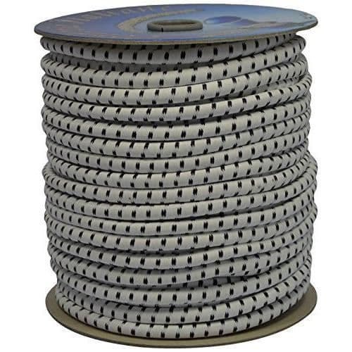 Corderie Italiane -00 Elastisk fläta 8 Mm-50 m Vit Färg: Vit - 6005087